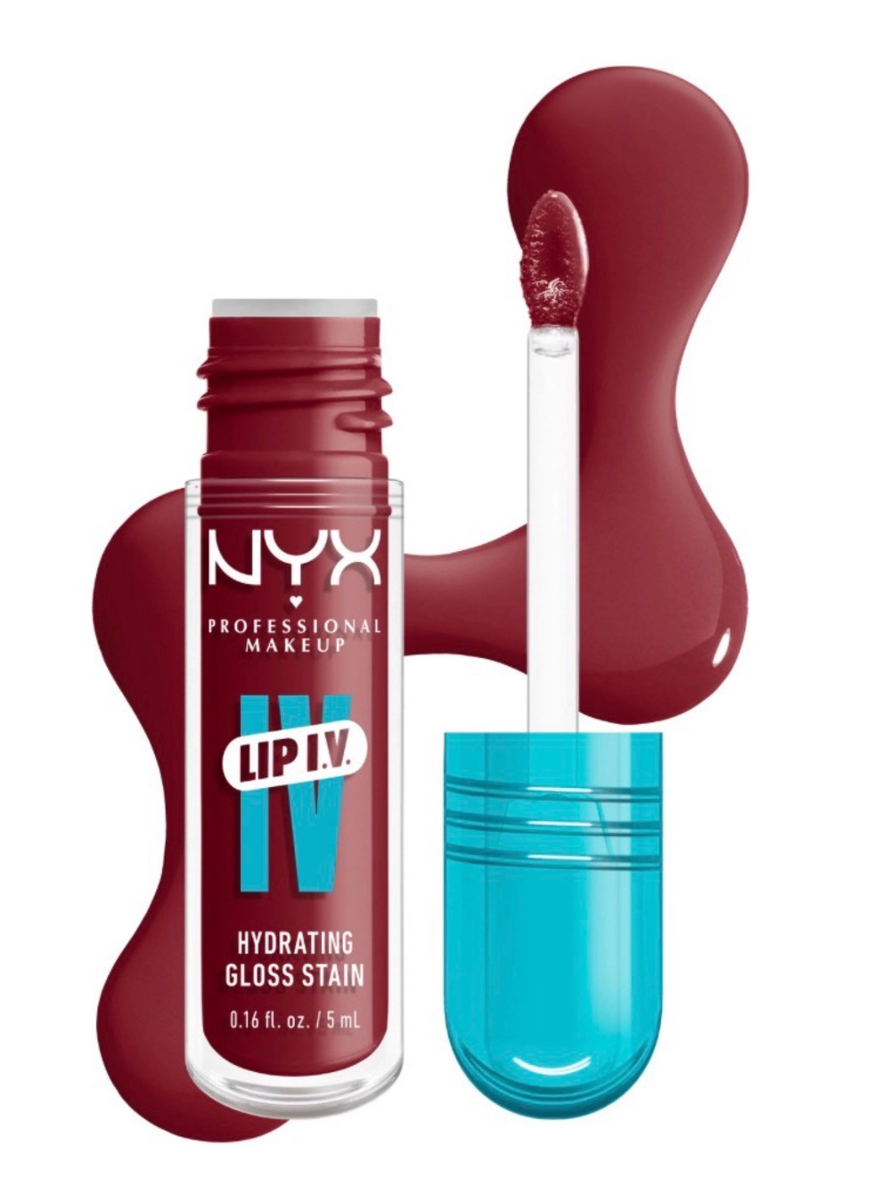 BUY NOW NYX Lip I.V. Hydrating Lip Gloss Stain - Blush Rush